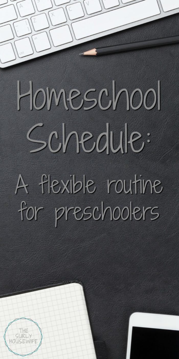 A flexible but reliable daily homeschool schedule helps to keep our family running smoothly. Click here to see a homeschool schedule for preschoolers!