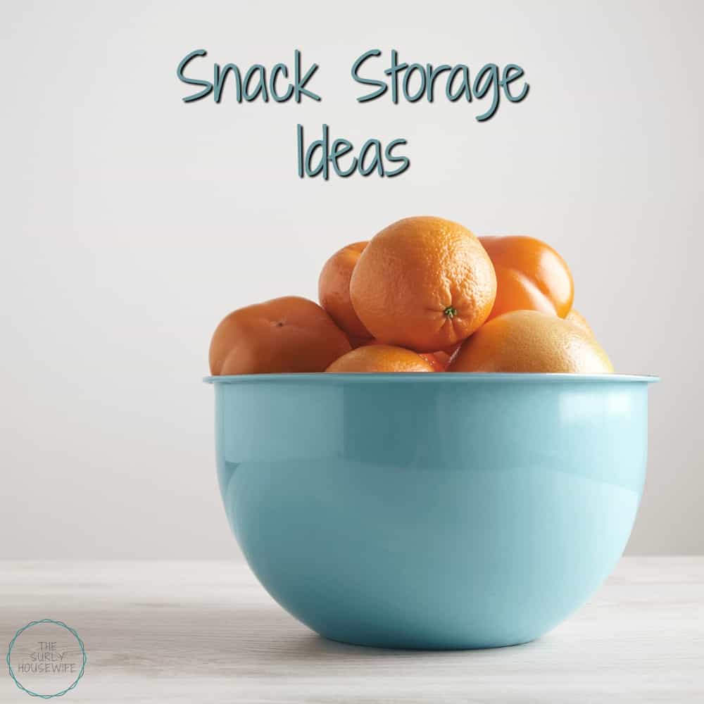 Snack storage ideas that allow kids to get their own snacks. But simple enough so your kids get healthy snacks whenever they need them!