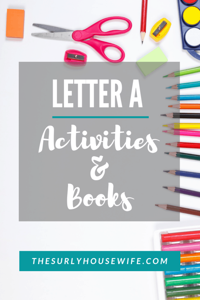 Looking to teach your preschooler the alphabet? Check out this post for letter A activities, books, crafts, and ideas for your homeschooler!