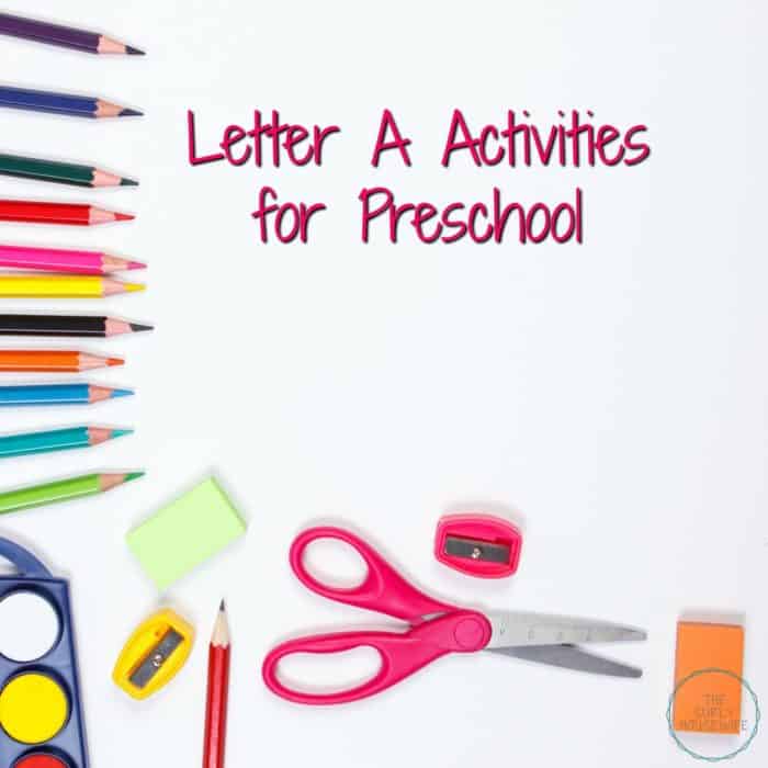 Letter of the week activities and crafts are a fun way for preschoolers to learn the alphabet. Check out this post for letter A activities for preschool!