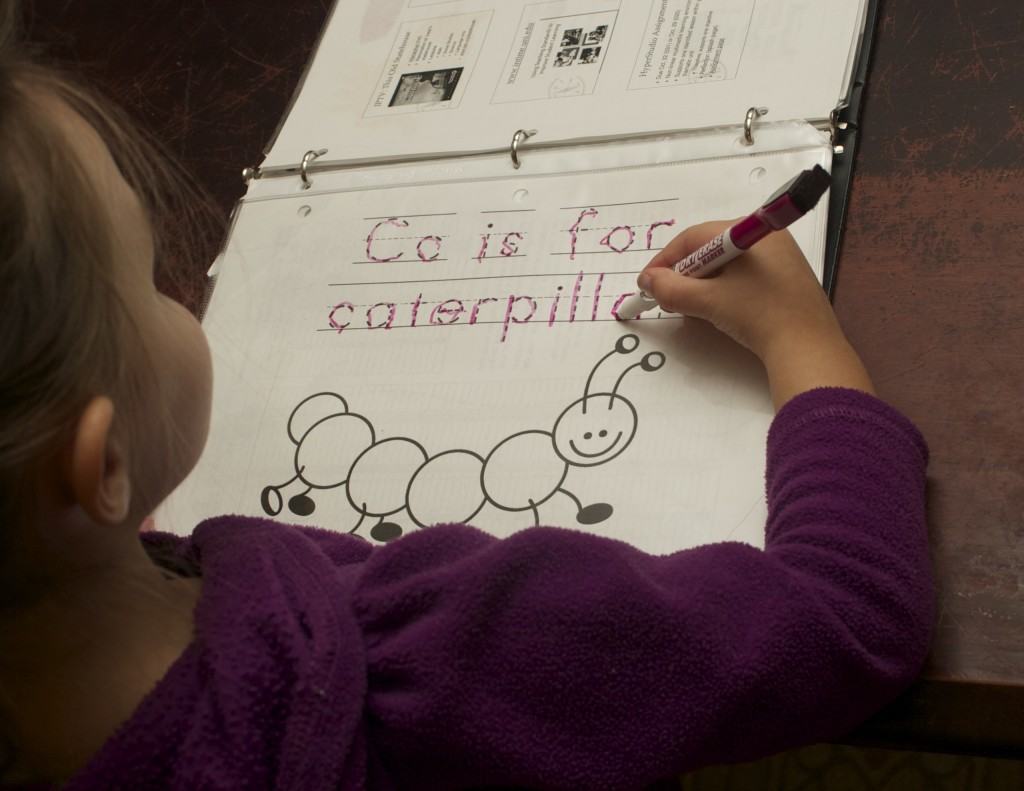 C is for caterpillar worksheet