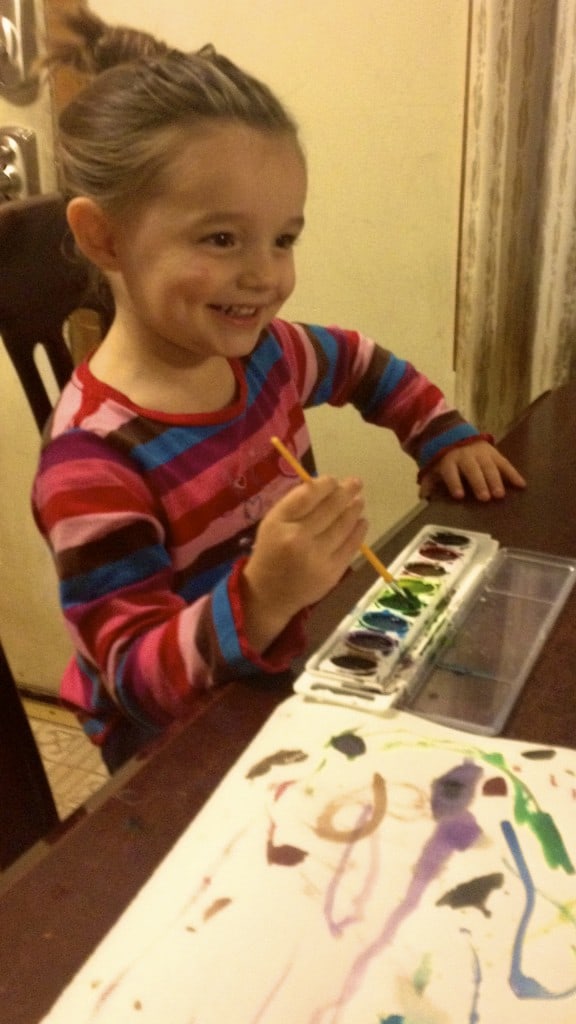 homeschool preschool activities painting