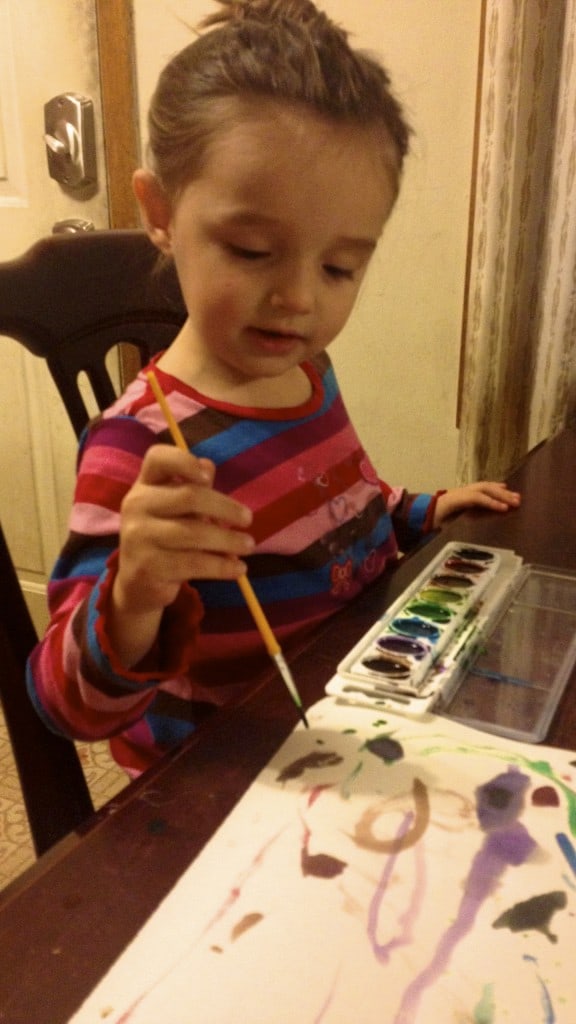 painting with watercolors