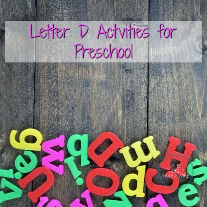 Letter D activities for preschool. A fun and hands-on way for toddlers, preschoolers, and kindergartens to learn and practice the alphabet.