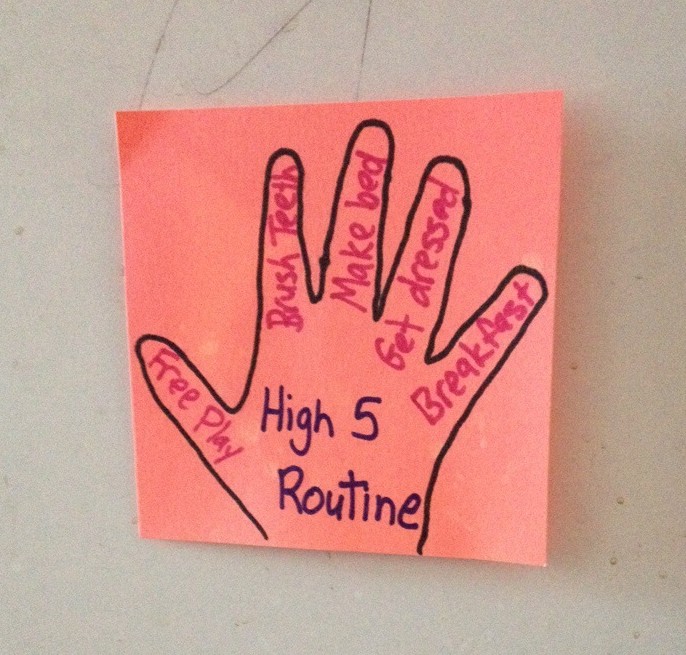 high five routine