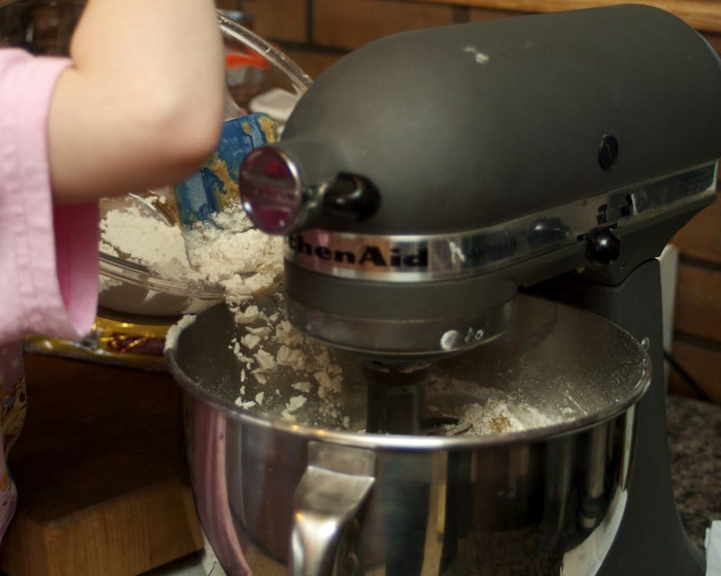 baking chocolate chip cookies