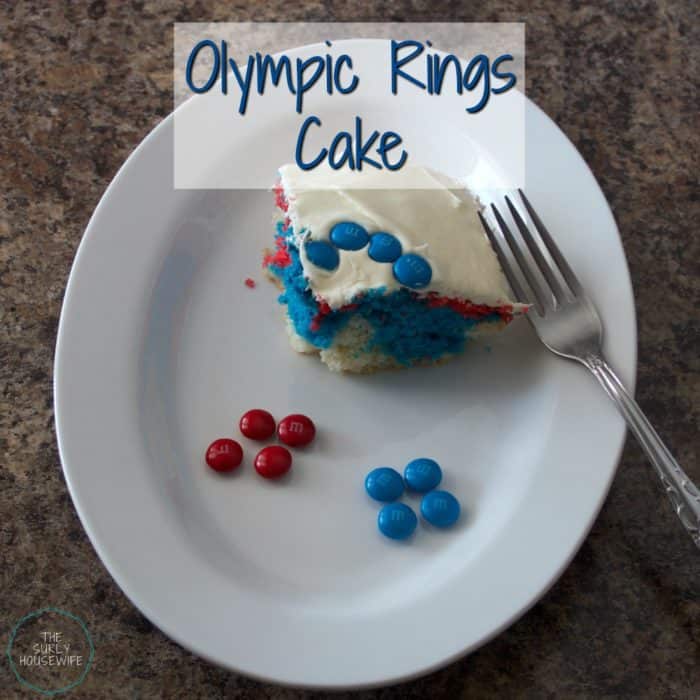 The Olympics come around once every four years. Celebrate by having an Olympic party with your kids. Make sure to include this easy Olympic rings cake!