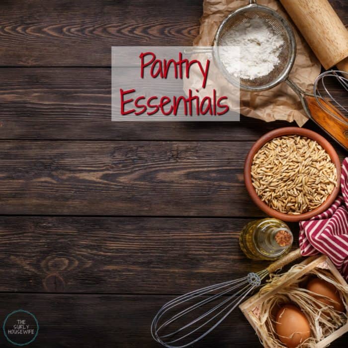 Meal planning on a budget is no easy task. To help ease the pain of meal planning, stocking your pantry is a must. For tips on what to put in your pantry (plus a free printable!) Click here!