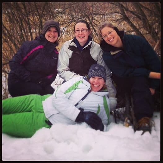 4 women best friends at Big Valley Ranch Avoca, WI