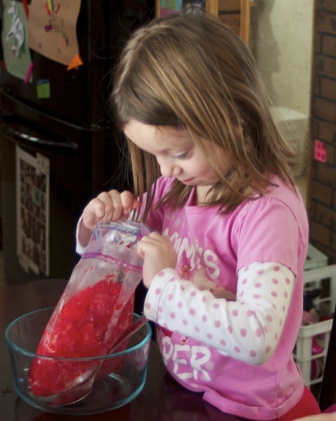 frozen jello sensory activity