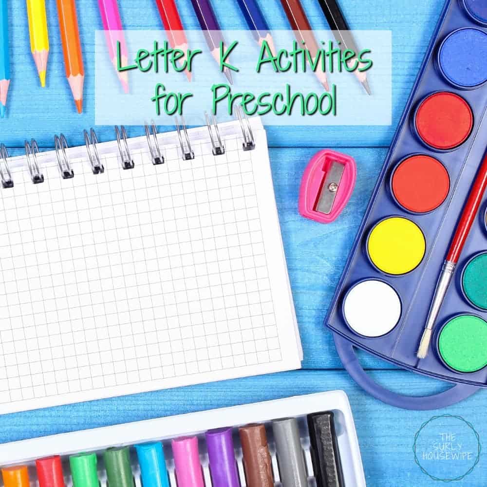 Need letter K activities for preschool? Check out this post for 4 simple letter K crafts and activities for homeschoolers
