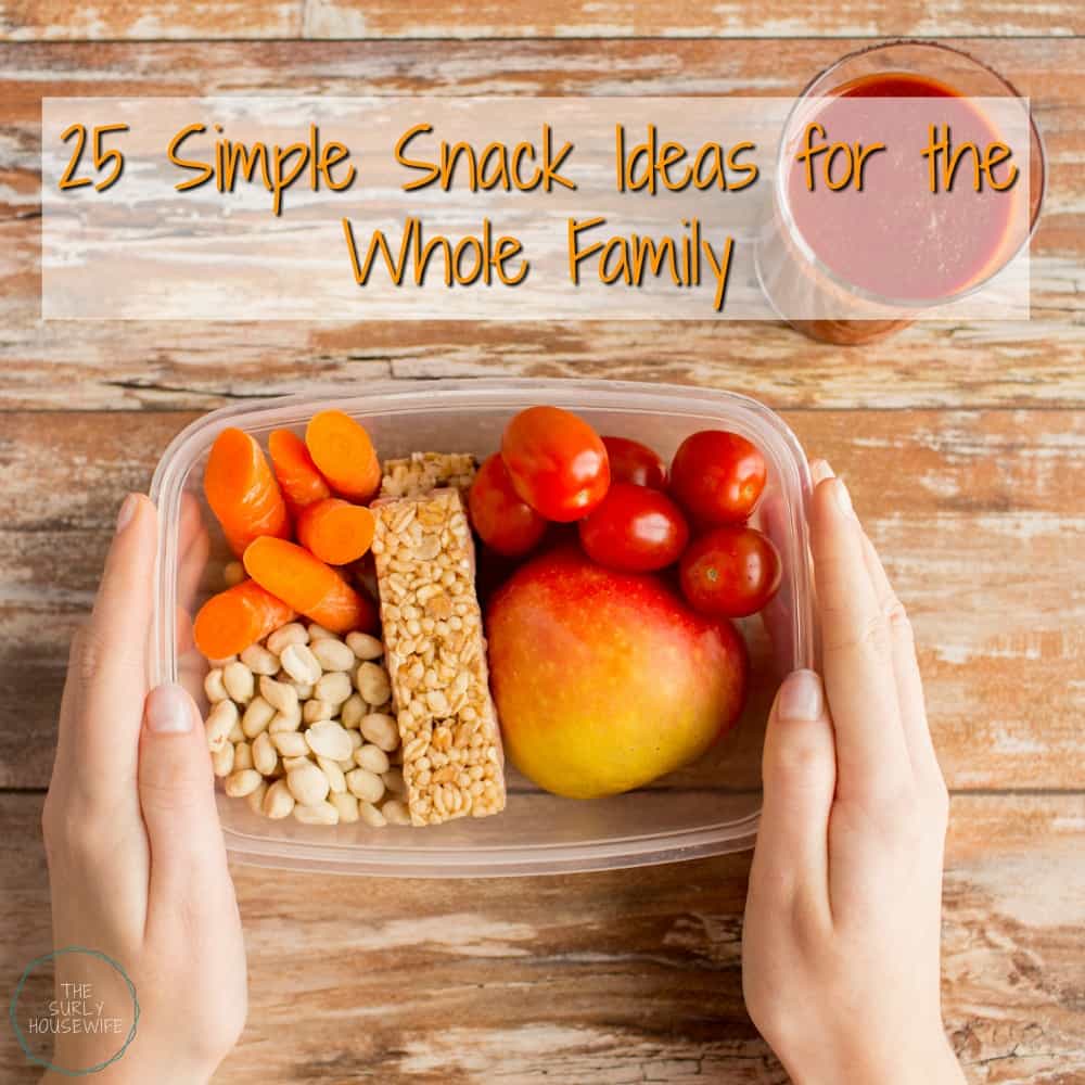 25 Simple Snack Ideas Food the Whole Family Will Enjoy
