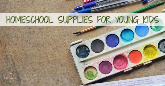 homeschool supplies