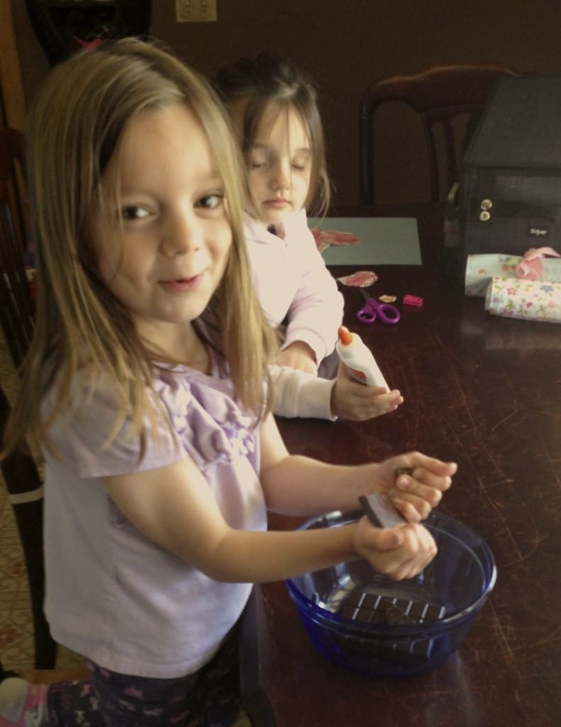 Chocolate nests are a great way to include a food recipe for the letter N!