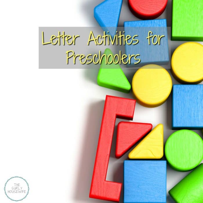 Looking for preschool curriculum for your homeschool? Click to see 10 of our favorite letter activities for preschoolers!