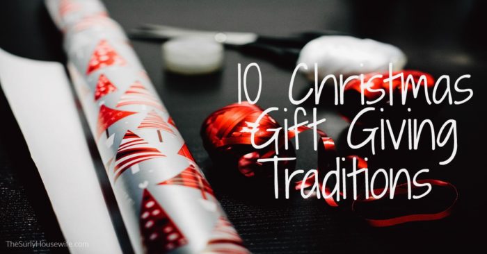 Christmas shopping for kids is made so much easier by having Christmas gift traditions in place. Click here for 10 Christmas gift giving ideas! 