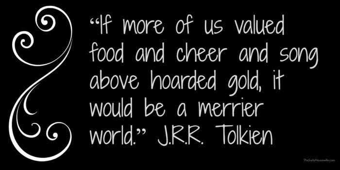 JRR Tolkien quote from The Hobbit