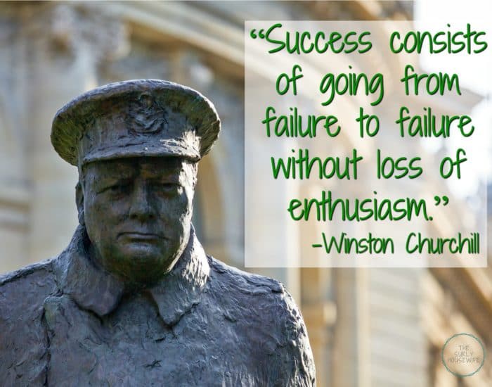 Churchill Quote about Success