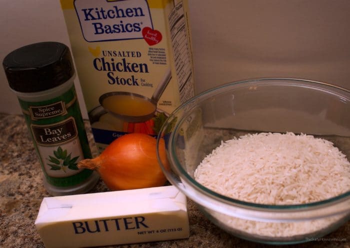 Butter Rice Ingredients