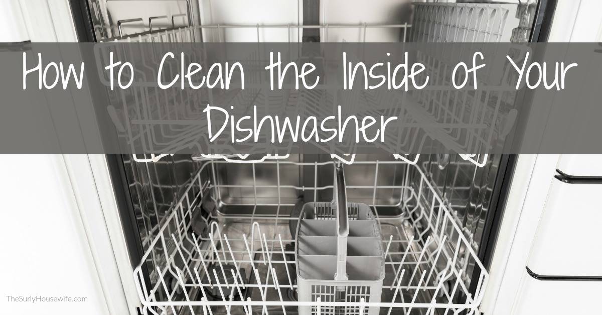 What is the best way to clean the inside of a best sale dishwasher