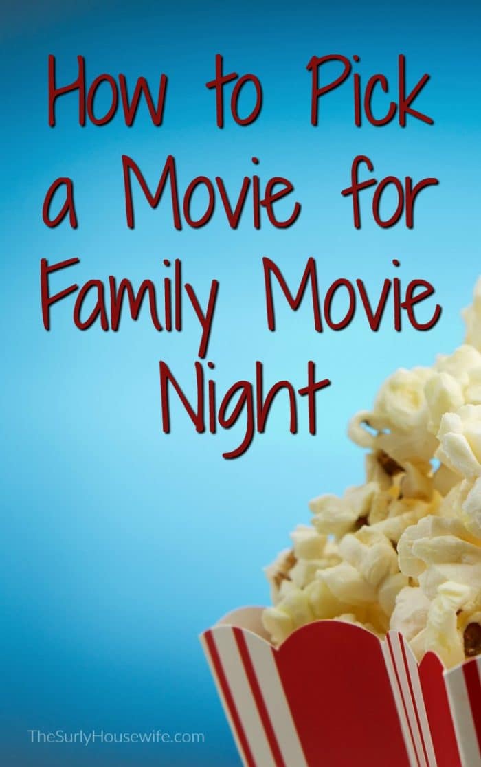 Need help finding the perfect movie for family movie night? Need an age appropriate movie? Click here for tips on choosing a movie for family movie night!