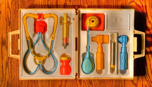 vintage fisher price medical kit