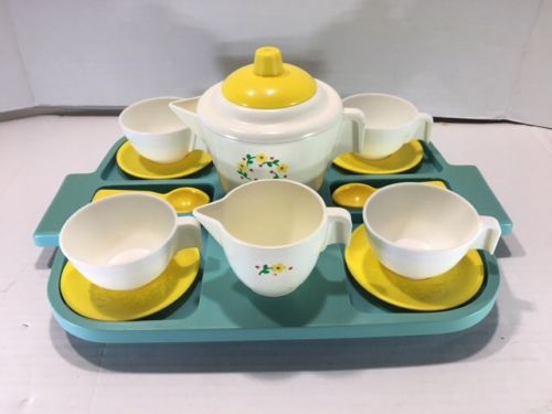 fisher price tea set vintage