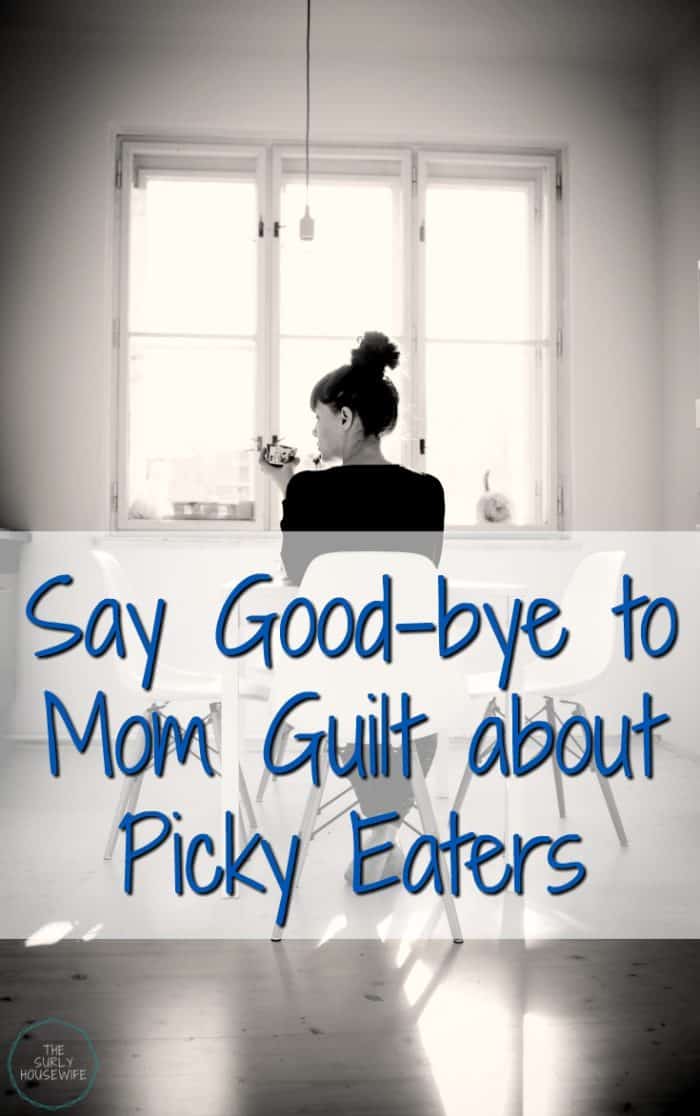 For years I was worried about my children's eating habits. But it's time we stop the mom guilt about picky eaters! Click here to find out why you don't need to feel guilty about your kids eating habits anymore!