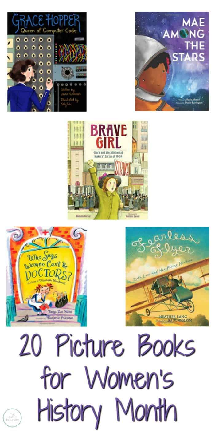 Do you love reading books where you say, "I never knew that?!" Then check out this post for 20 picture books about strong women you can read during Women's History Month!