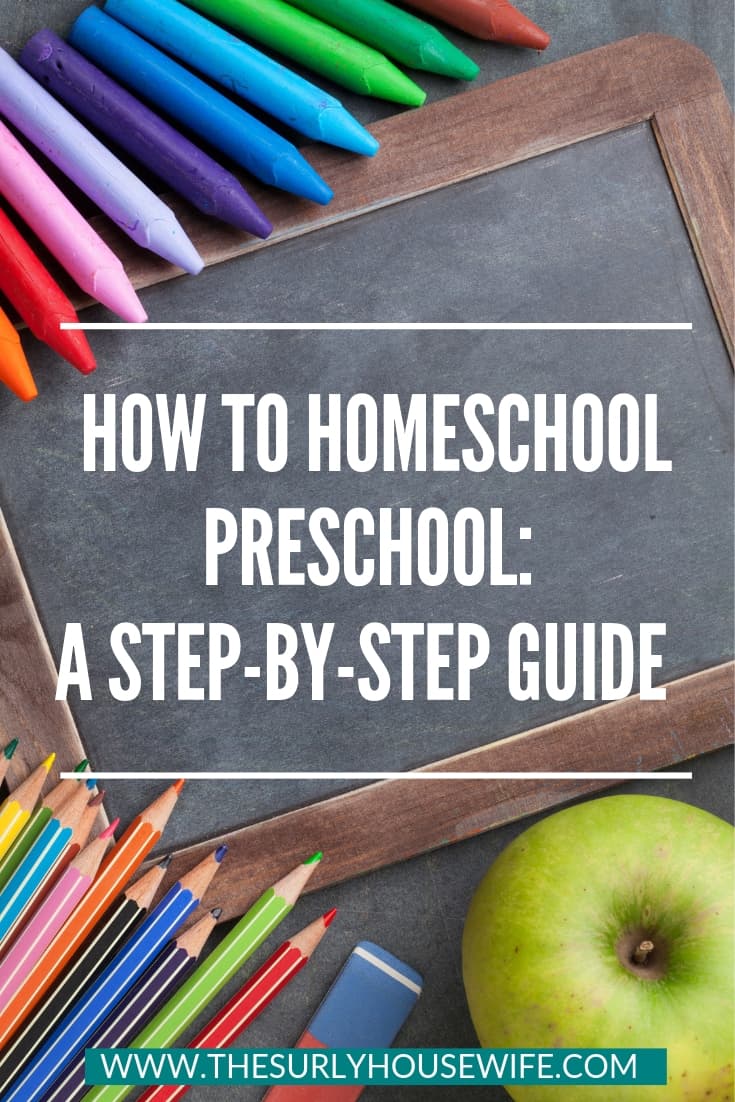 How to homeschool the preschool years with just a library card! Ditch the curriculum and homeschool preschool the easy way!