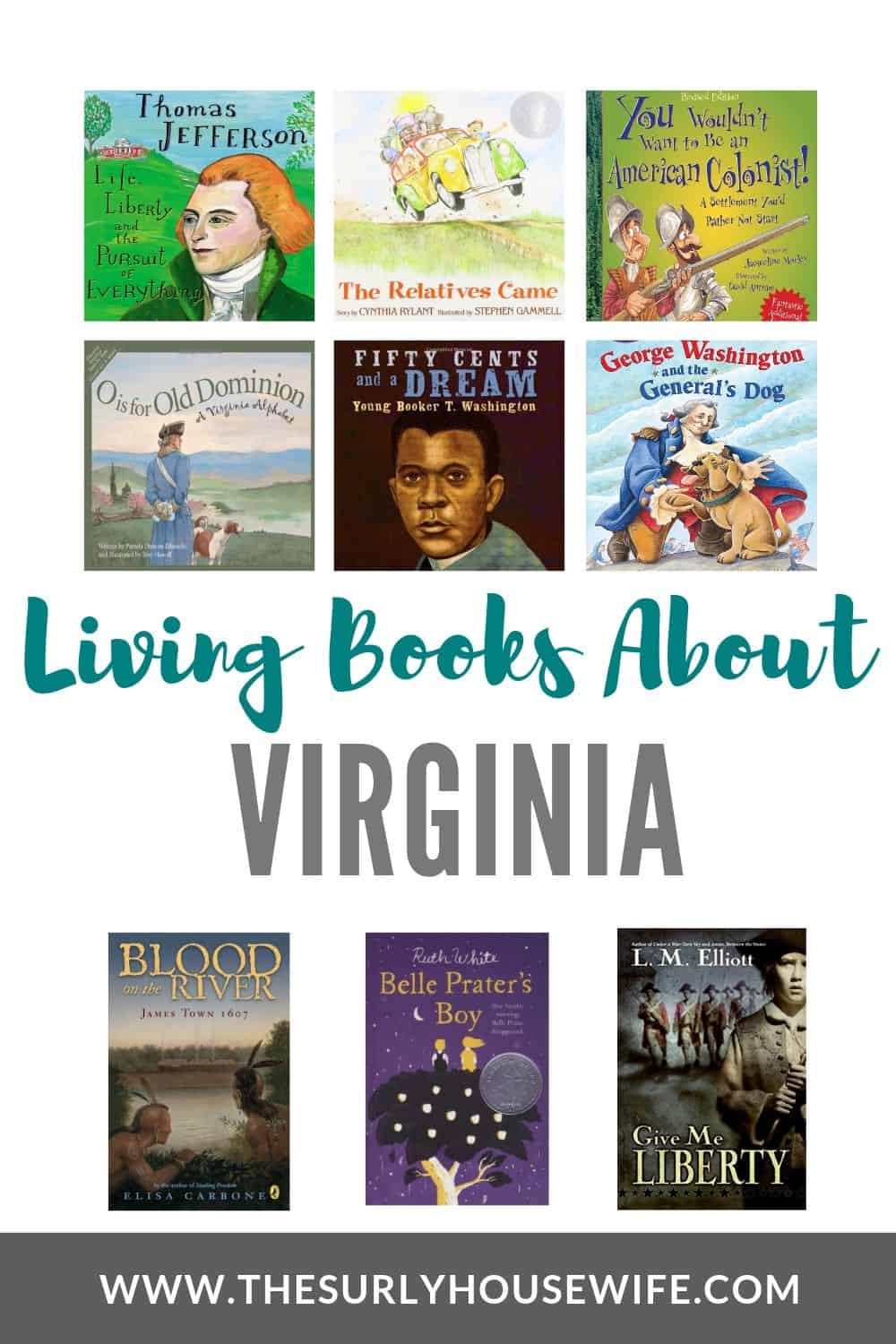 Grab these children's books about Virginia!