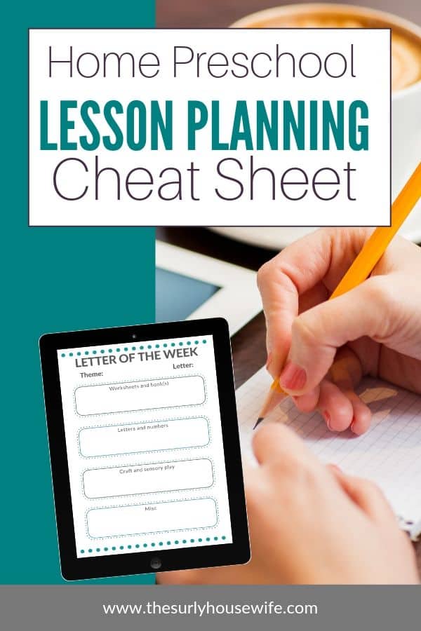 Are you a homeschool mom searching for lesson planning help? Have you tried all the planners, calendars, and printables but you just can't find something that helps keep your lesson plans neat and organized? Then don't miss this post for a FREE homeschool preschool lesson planning cheat sheet! I call it an unschoolers approach to lesson planning!