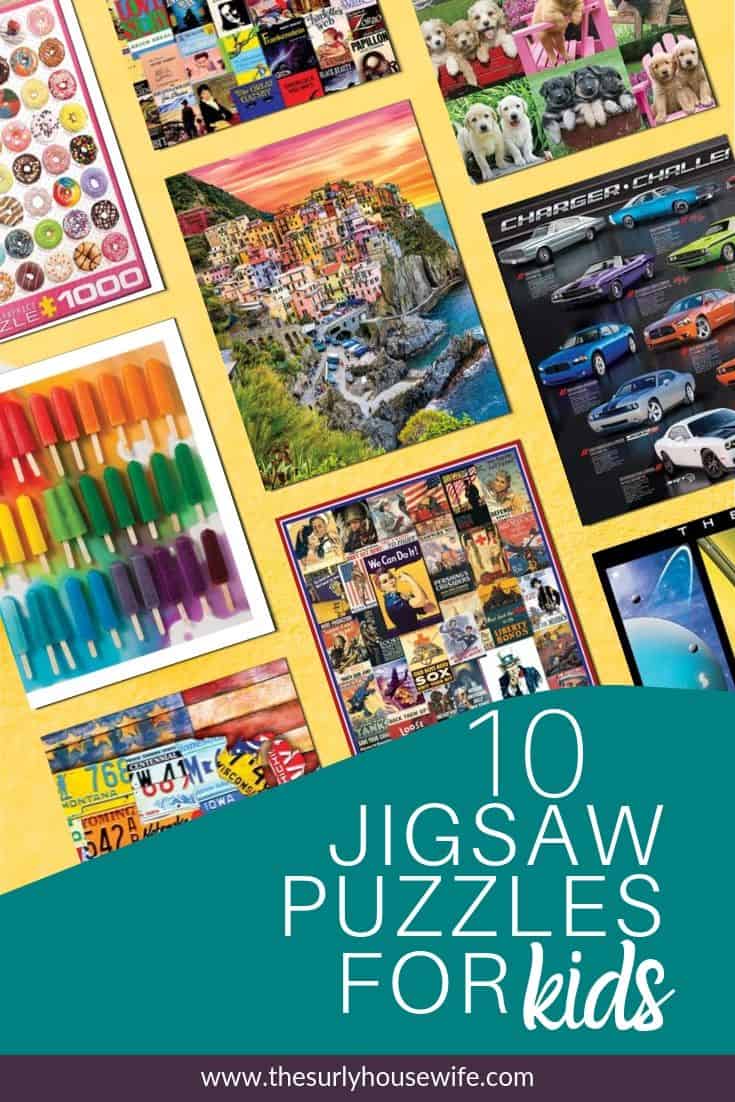 Searching for something for you kids to do during read aloud time? Click on this post for 10 jigsaw puzzles for kids that will make read aloud time for fun! | things kids can do while you read aloud | how to keep hands busy while you read aloud |