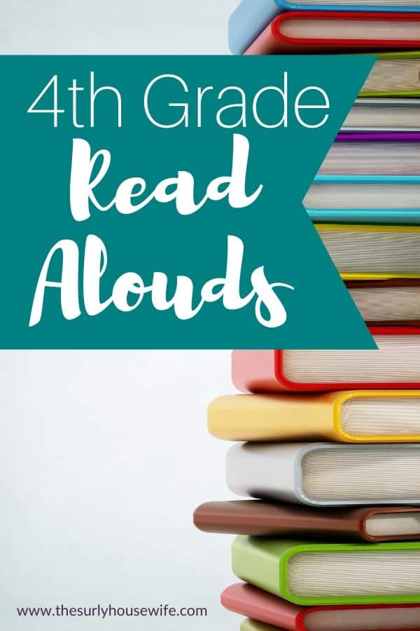 Looking for read aloud suggestions for your fourth grader? Don't miss this post for 10 fourth grade read alouds you can fit into your homeschool day!