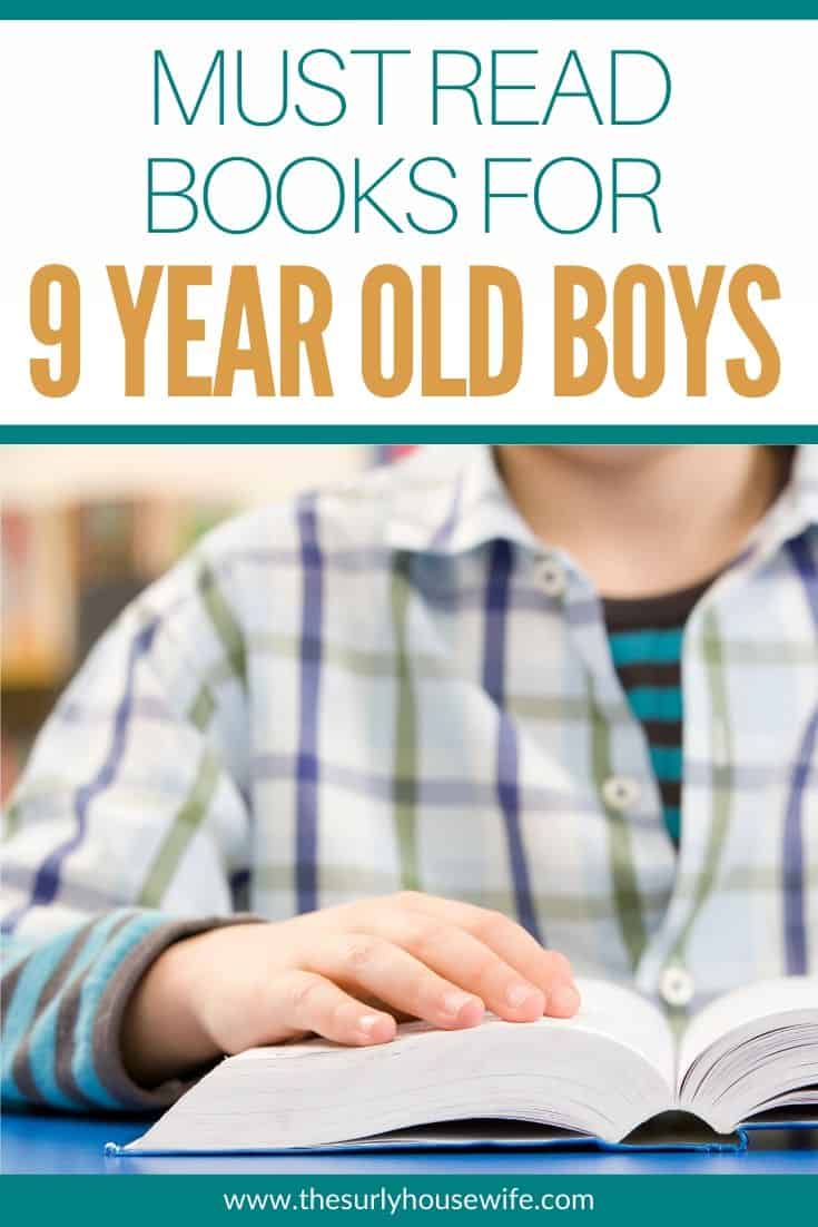 Having a hard time picking out books for your son? Looking for a reading list for a 9 year old boy? Don't miss this post for 10 fun chapter books 9 year old boys will love! They include some of the best beginner chapter books, realistic fiction, and fantasy. Perfect for boys looking for a read aloud, independent reading, or a summer reading list. 