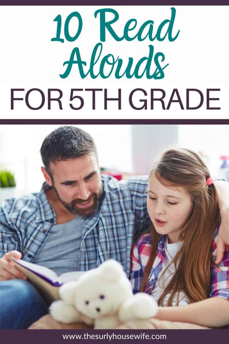 Looking for read aloud suggestions for your fourth grader? Don't miss this post for 10 fourth grade read alouds you can fit into your homeschool day! These chapter book recommendations are perfect to read as a family as well as independently. These 10 Read aloud chapter books include realistic fiction, fantasy, and classic books! Don’t miss these suggestions for chapter books.