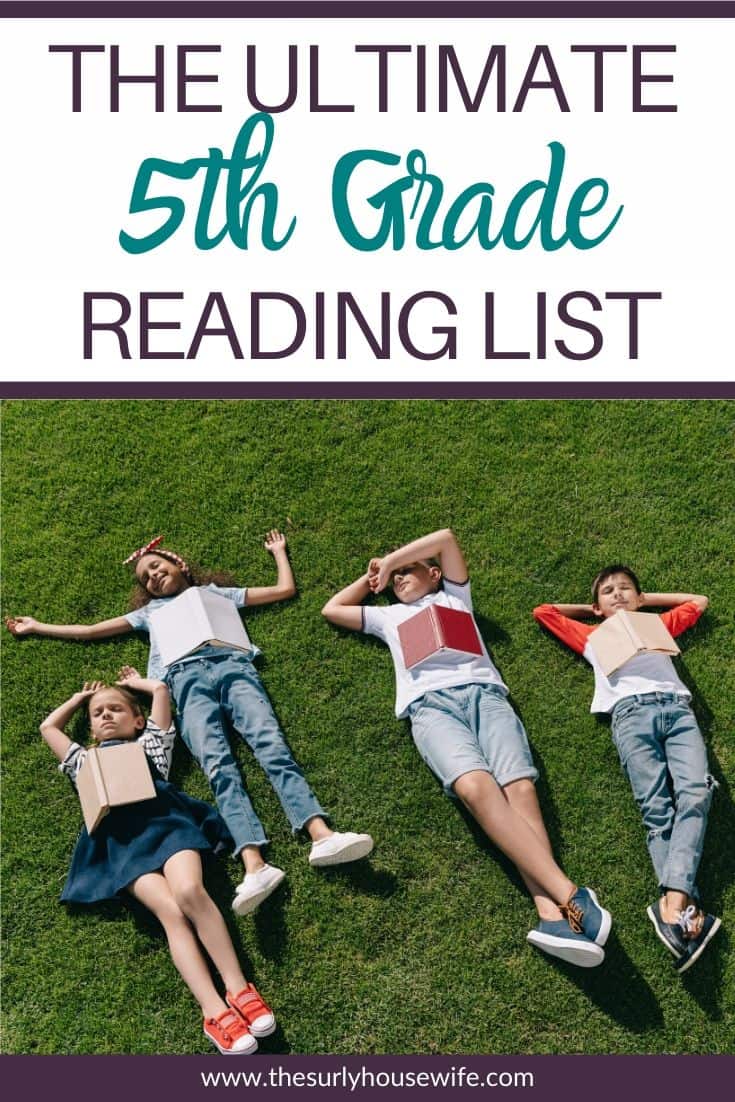 Searching for a fifth grade reading list or are perhaps you are in need of some great books for your 5th grader? Whether you are a homeschool mom searching for read alouds or for books for your 5th grader, this list has you covered! It has 15 books your fifth grader will love! The ultimate list of suggestions for 5th grade read-alouds. This list of 25 5th grade books is certain to contain your child's next favorite book!