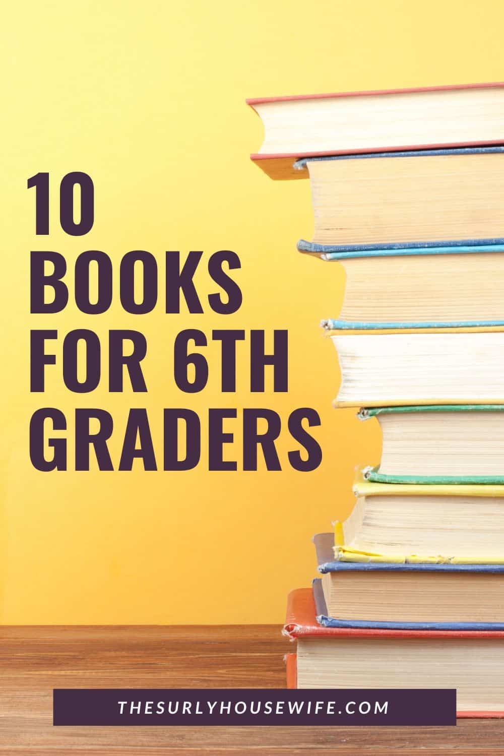 Searching for book recommendations for your 6th grader? Does your 12 year old or 6th grader need a good book? Don't miss this list which contains some of the best books for sixth graders. They include chapter books, fantasy, nonfiction, poetry, realistic fiction, and historical fiction. They are perfect for reading aloud, independent reading, or a summer reading list!