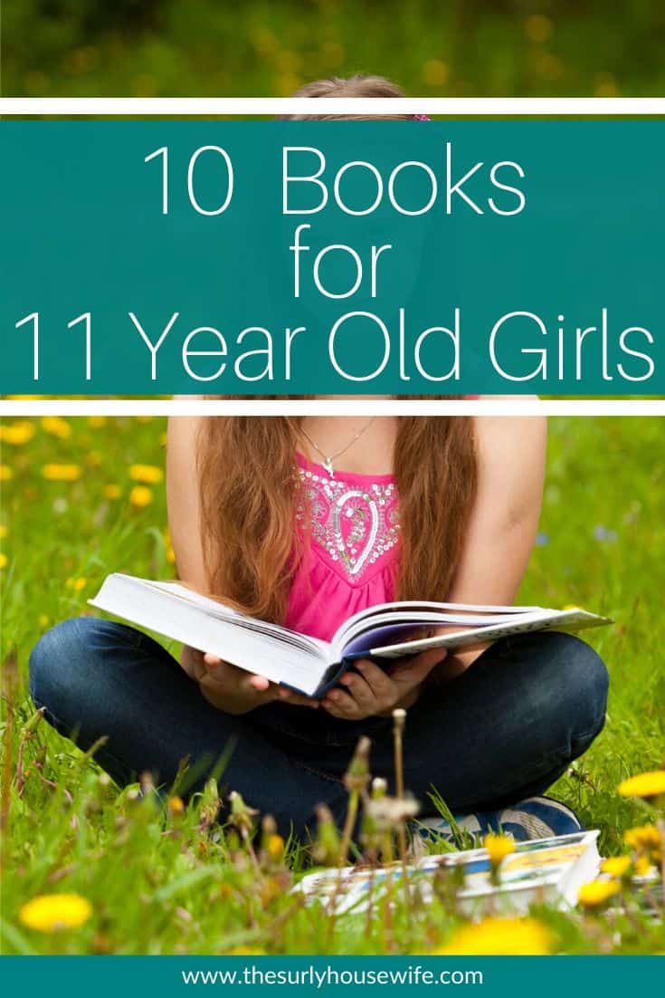 Searching for a book for an 11 year old girl? Looking for an amazing book? Encourage your young reader with 10 of these eclectic book selections for 11 year old girls! Don't miss this list which contains some of the best books for girls. They include chapter books, fantasy, classics, realistic fiction, and historical fiction. They are perfect for reading aloud, independent reading, or a summer reading list!