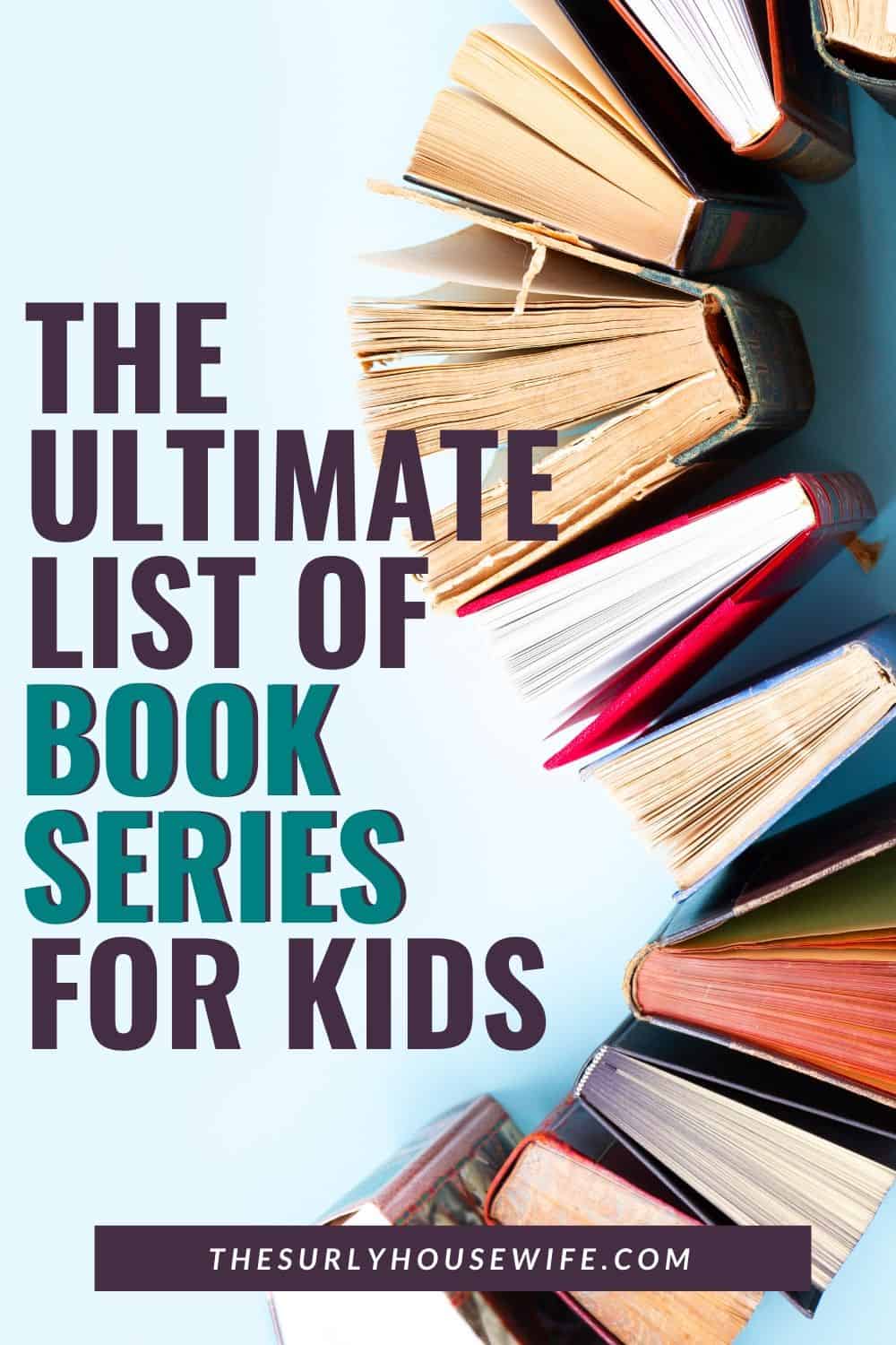 Does your child love binge reading? Do they LOVE reading series of books? Then don't miss this post for the ultimate list of chapter book series for kids! Perfect for read alouds or independent reading. Book series for kids from ages 8-12 as well as young adult book series. Check it out!