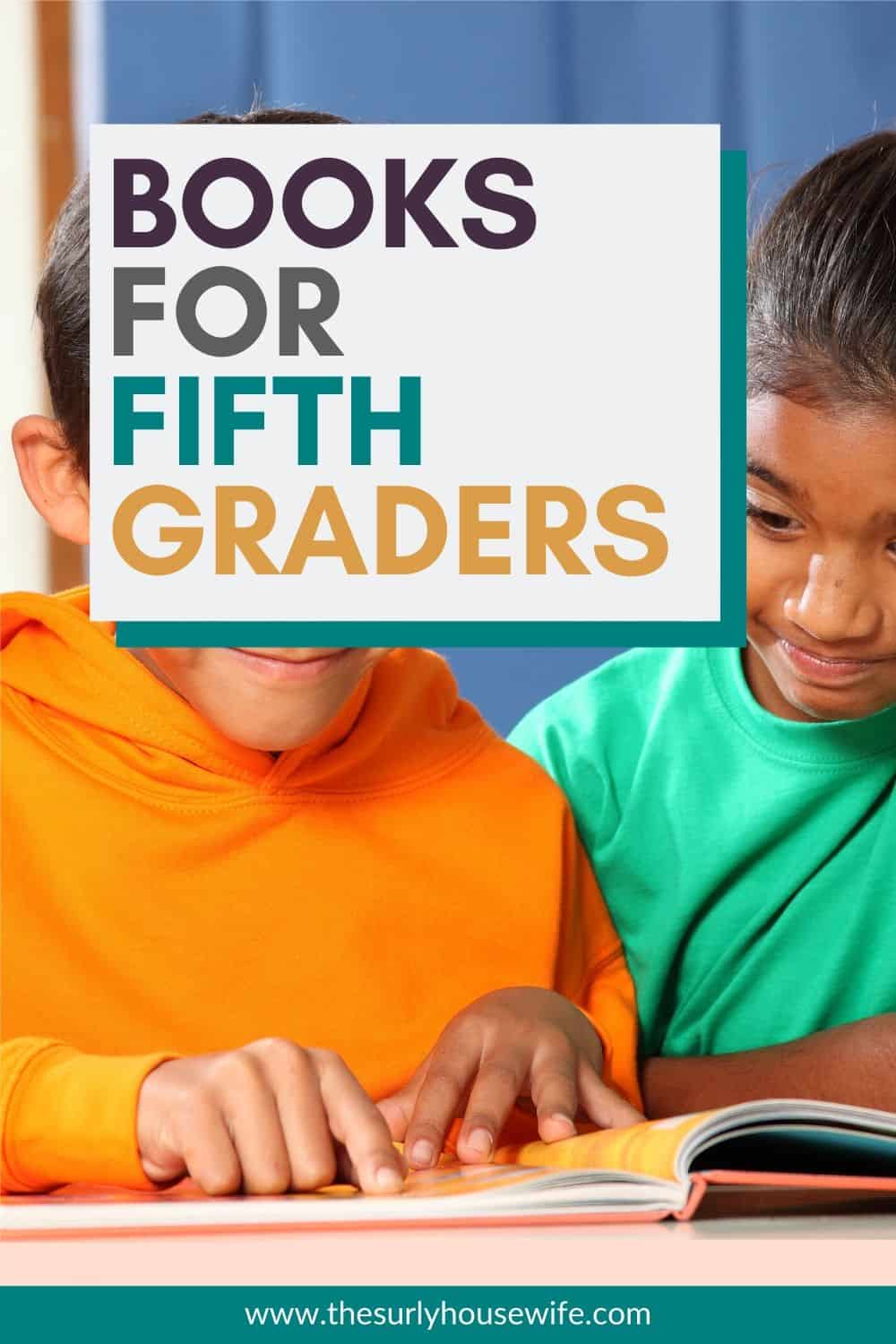 Searching for books for 5th graders? If you need fifth grade chapter book recommendations check out this post that has over 50 book suggestions! They are must-read books for 5th graders.