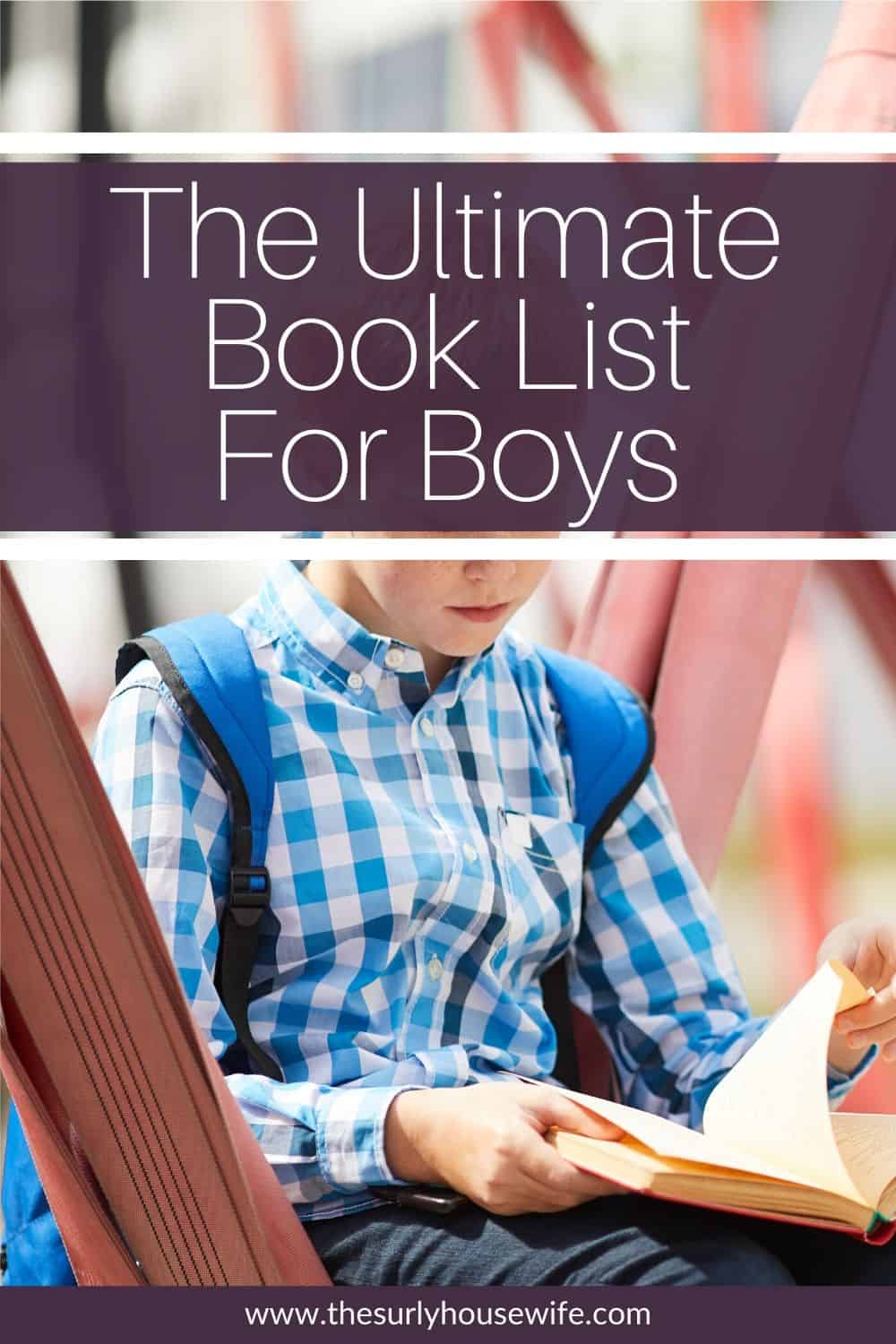 Searching for books for boys? Don't miss this post which features the best chapter book for boys including adventure, survival, and more! Perfect for boys between the ages of 8 and 12, for boys who don't like to read, and for family read alouds.