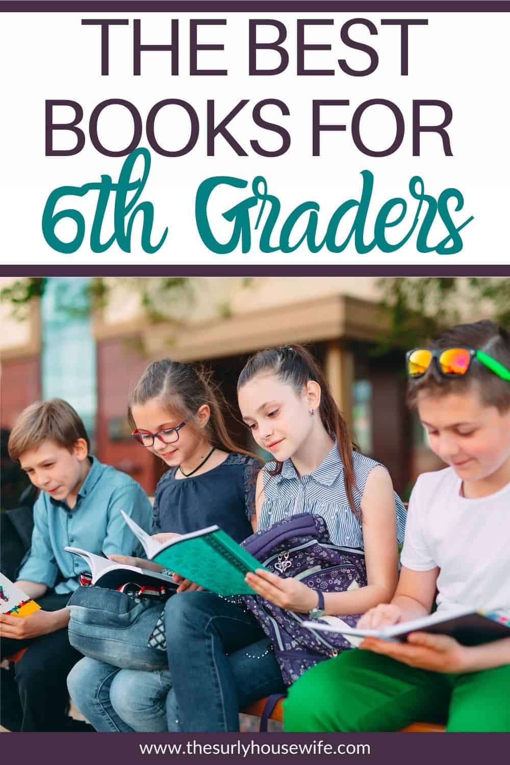 Searching for must-read books for sixth graders? Don't miss this post for over 50 fun and memorable book recommendations for 6th graders or 12 year olds.  