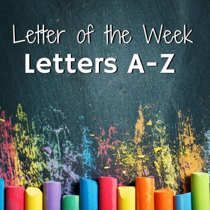 Letter of the Week Activities for Letters A-Z (Free Prek Curriculum!)