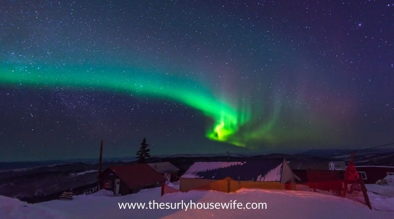 Northern lights over Fairbanks, Alaska