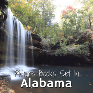 PIcture of Caney Falls, AL; Featured image for blog post: best picture books set in Alabama