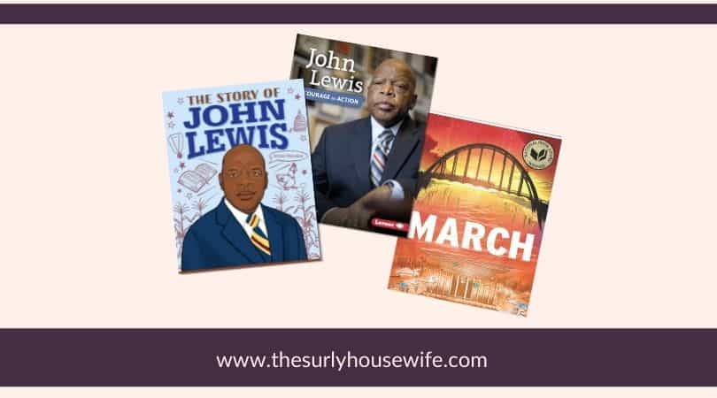 Title image of blog post: John Lewis books for kids.