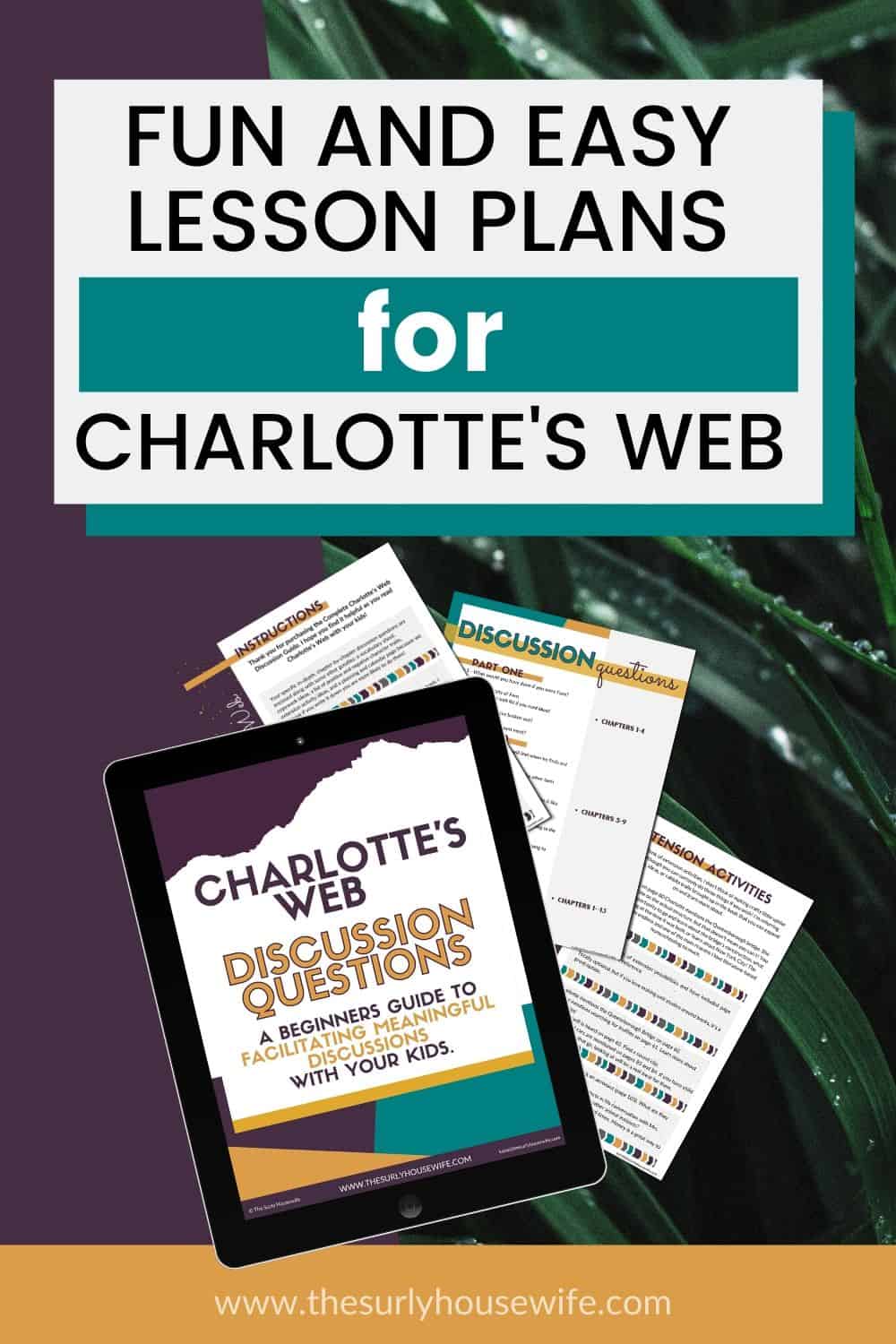 Doing a unit study on Charlotte’s Web? Looking for Charlotte’s Web lesson plans? Don’t miss this post for simple and fun book study. It includes character traits, discussion questions, extension activities, and more!